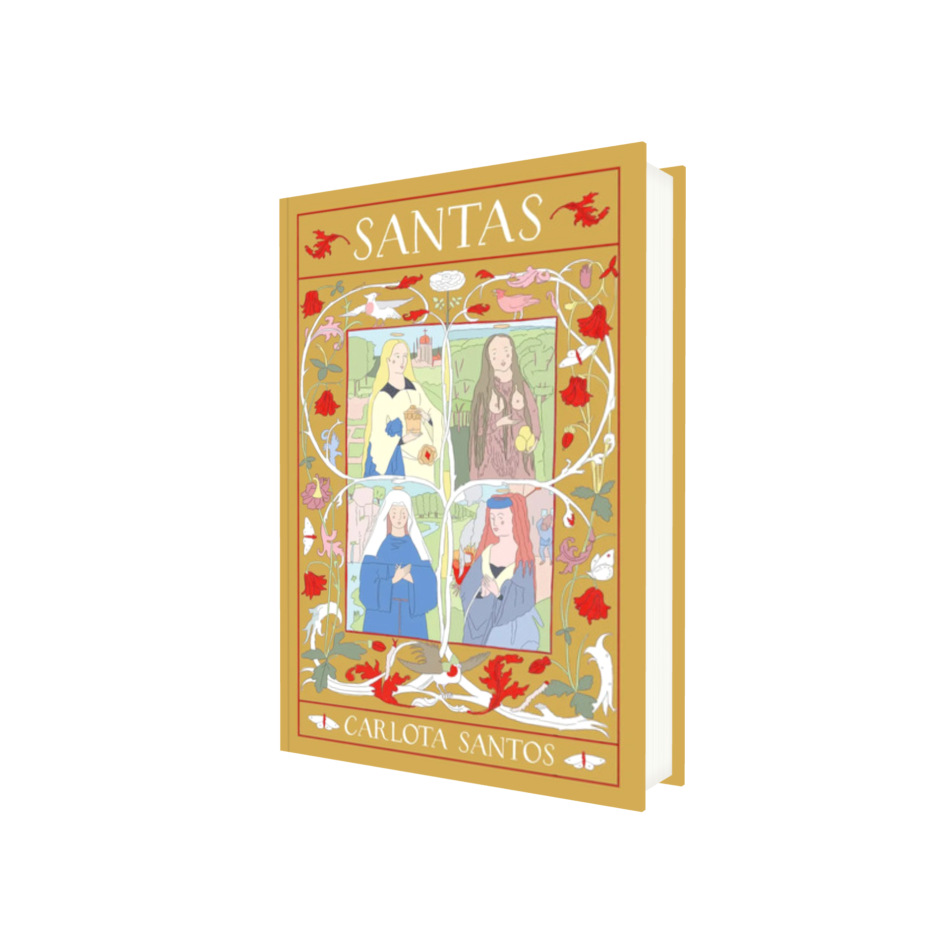 Portada de Libro Santas [ Pasta Dura ] [ En Español ] Carlota Santos
