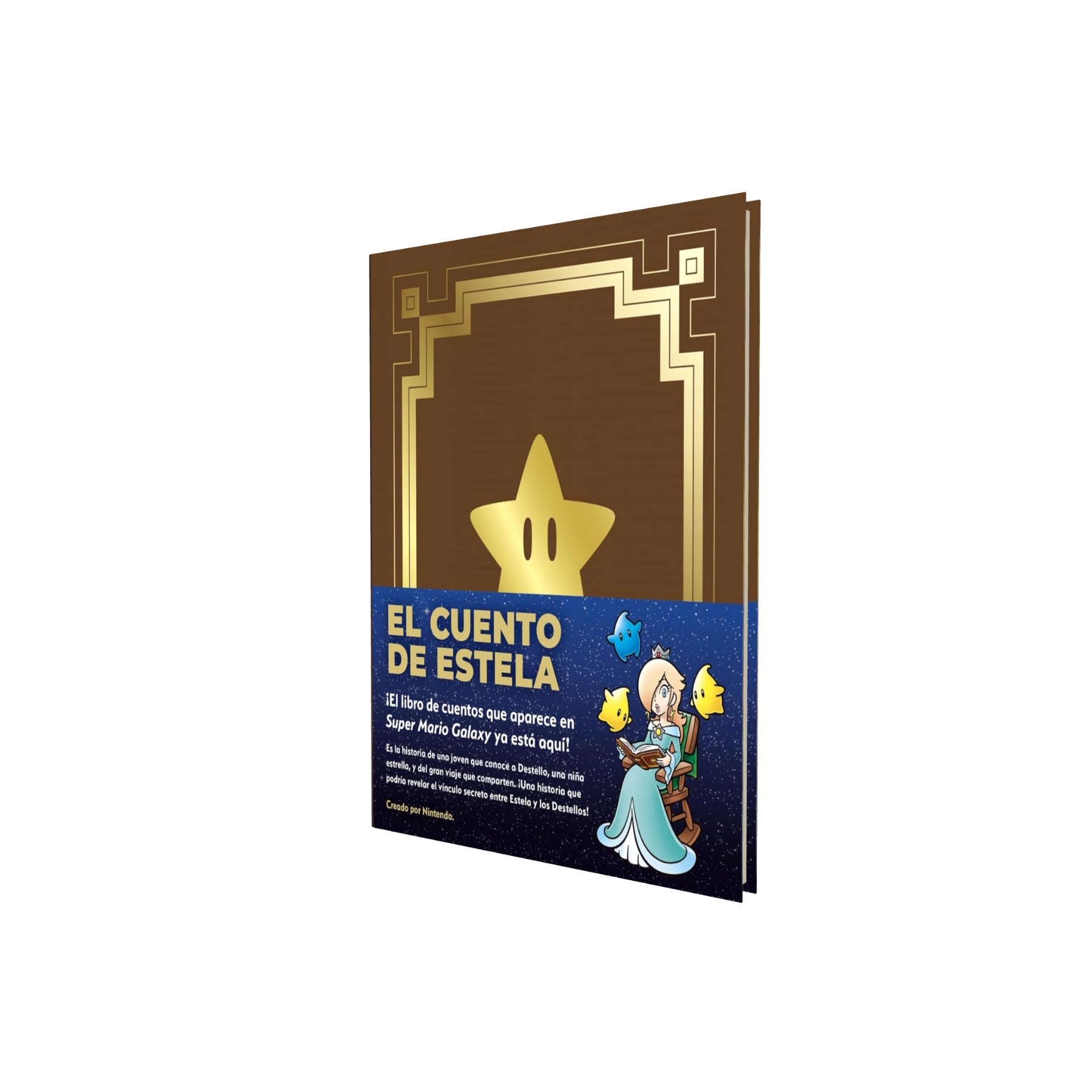 Portada de Libro El Cuento De Estela Super Mario Galaxy [ En Español ] Nintendo Pasta Dura