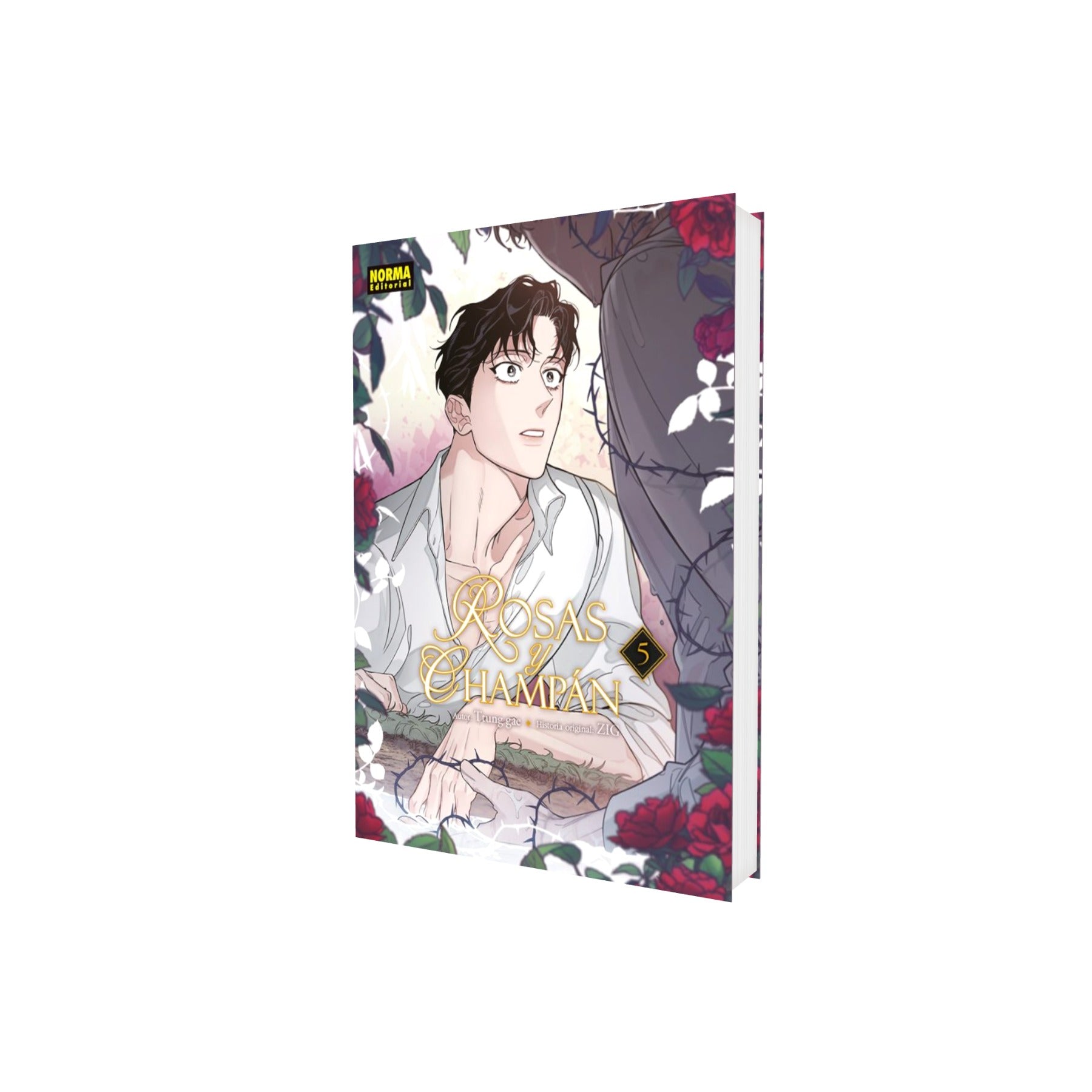 Portada de Manga Rosas Y Champán Vol.5 [ BL ] [ En Español ] Ttung Gae, ZIG