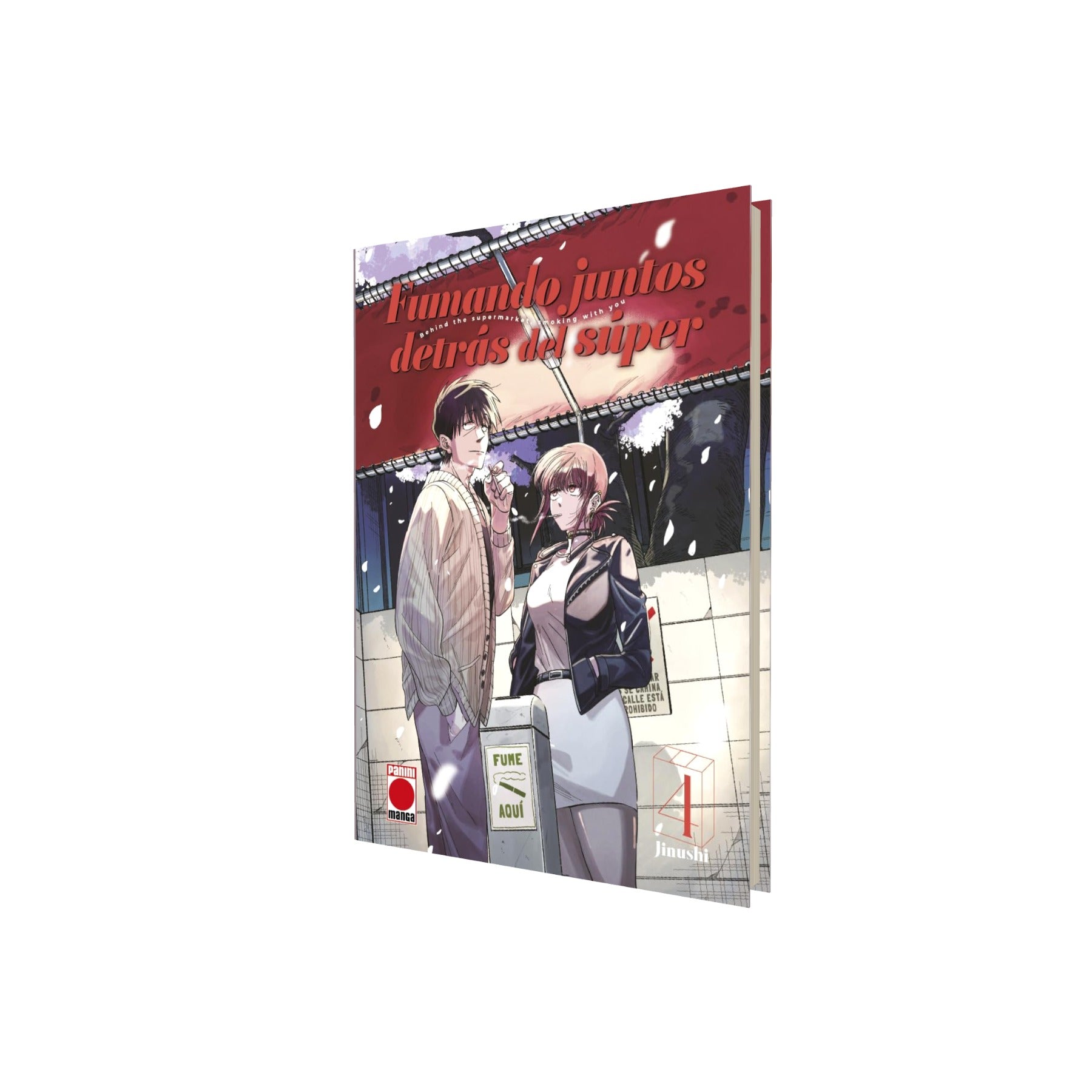 Portada de Manga Fumando Juntos Detrás Del Súper Vol.4 [ En Español ] Jinushi
