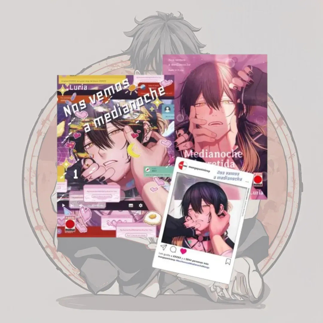 Portada de Cómic Nos Vemos A Medianoche Especial Vol.1 + Libreto Luria [ En Español ] Original