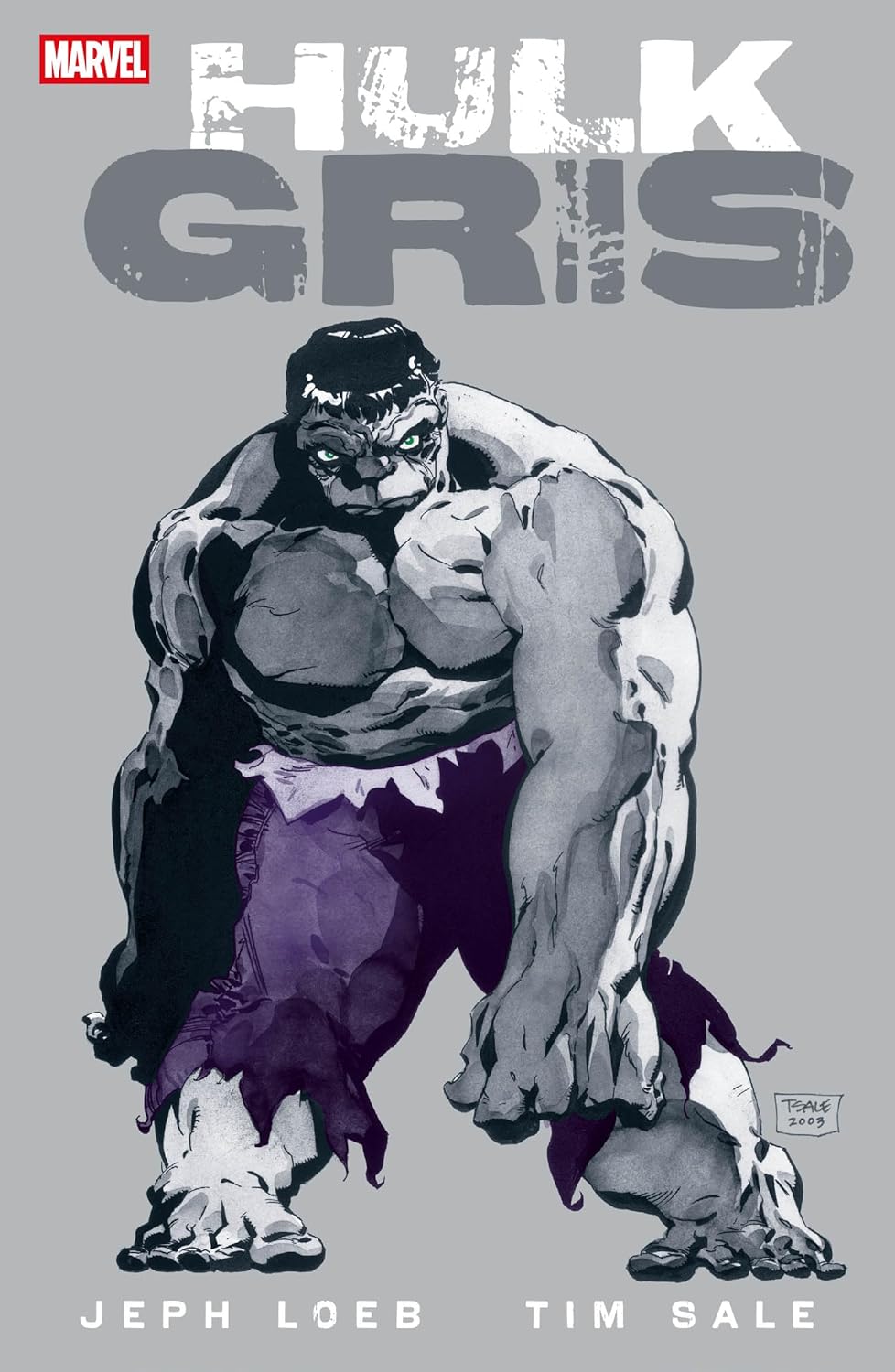 Portada de Cómic Marvel Essentials Vol.39 Hulk Gris Jeph Loeb, Tim Sale [ En Español ] Original