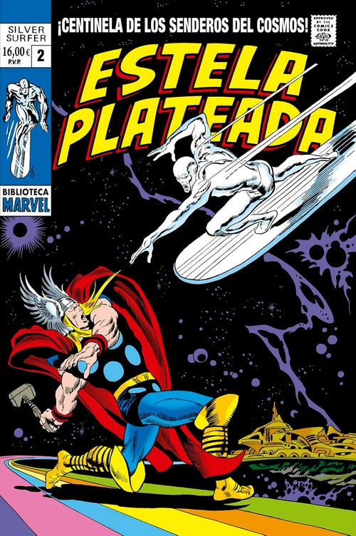 Portada de Cómic Biblioteca Marvel Estela Plateada Vol.2 Stan Lee, John Buscema [ En Español ] Original