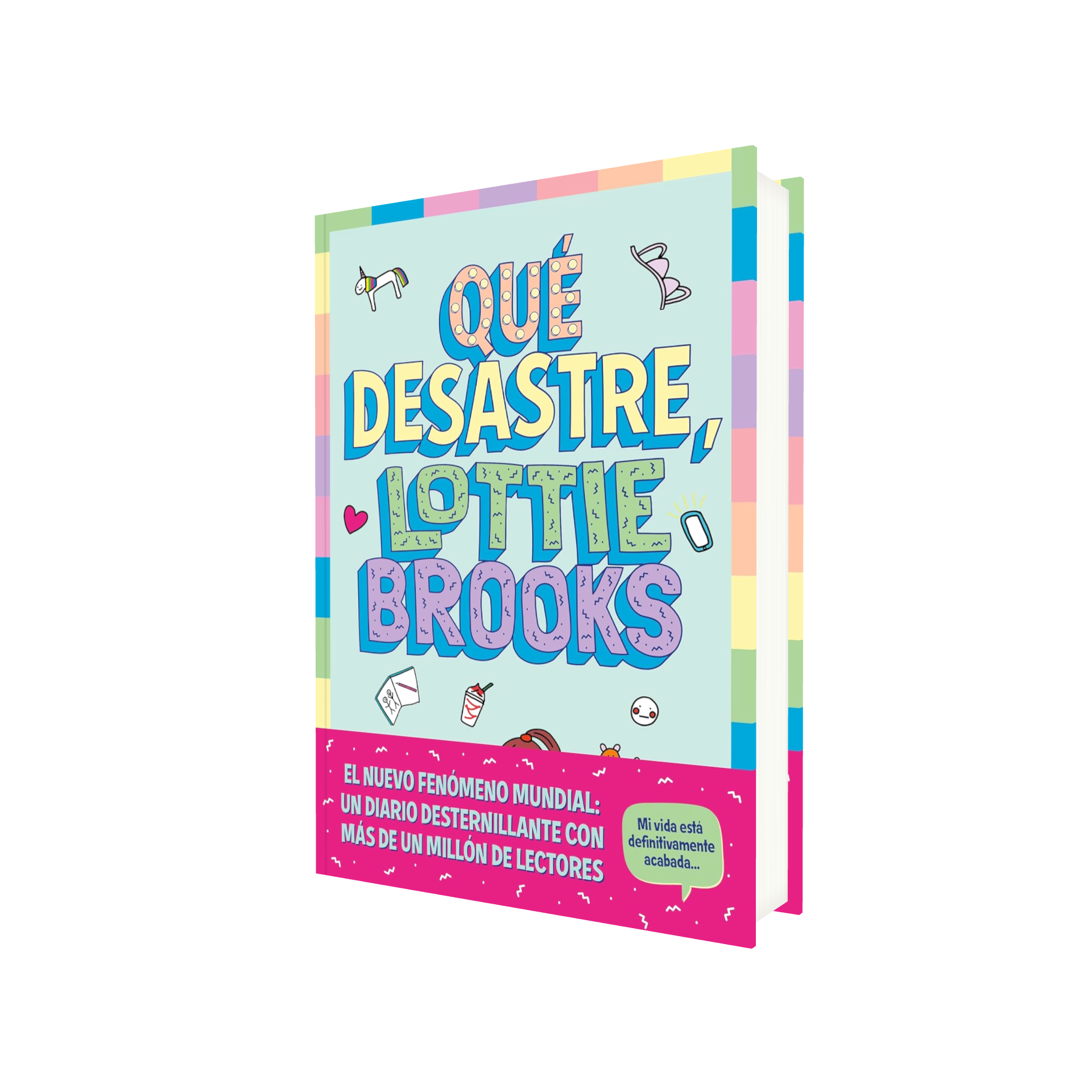 Portada de Libro Qué Desastre, Lottie Brooks [ Pasta Dura ] [ En Español ] Katie Kirby