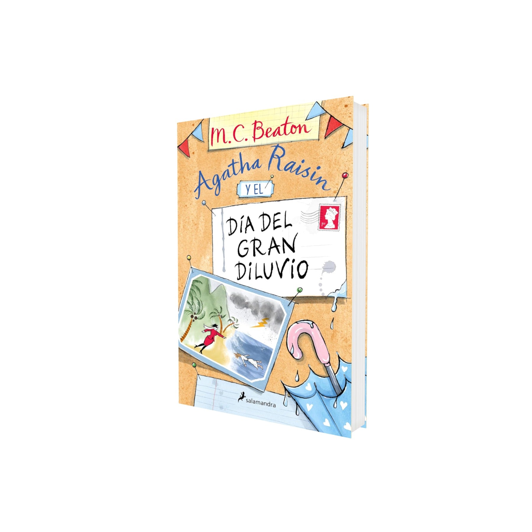 Portada de Libro Agatha Raisin Y El Día Del Gran Diluvio Vol.12 [ Agatha Raisin ] M.C. Beaton [ En Español ] Original