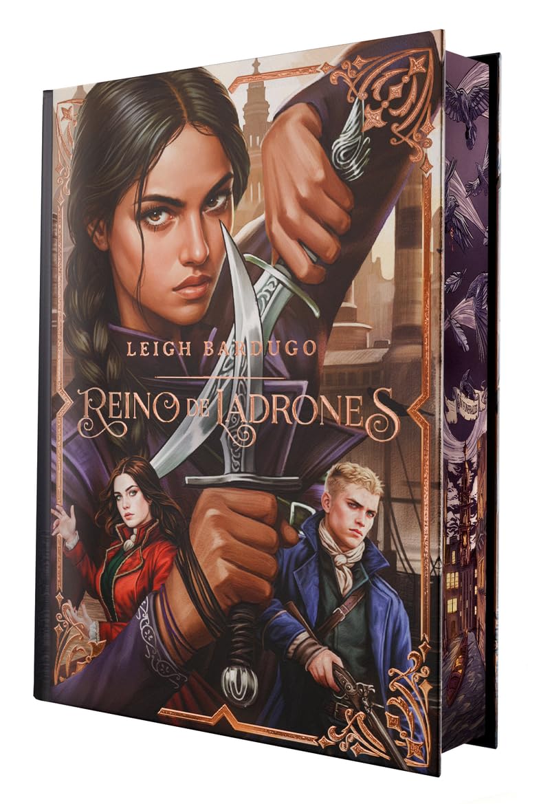 Portada de Libro Reino De Ladrones [ Edición Especial Limitada Pasta Dura ] [ En Español ] Leigh Bardugo