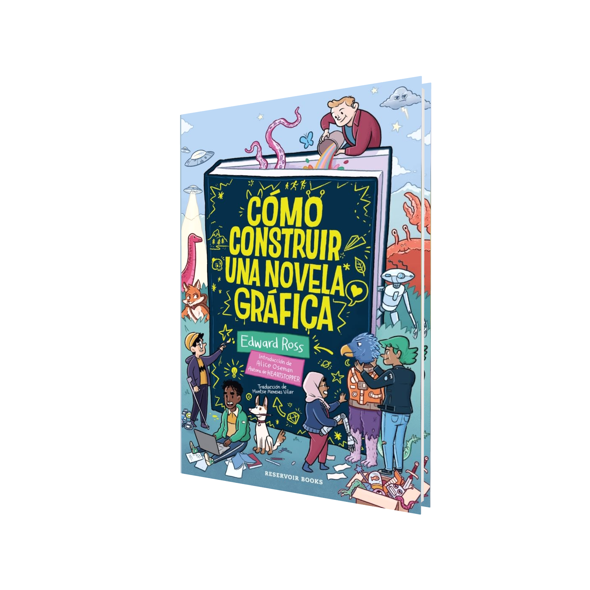 Portada de Libro Cómo Construir Una Novela Gráfica Edward Ross [ En Español ] Original