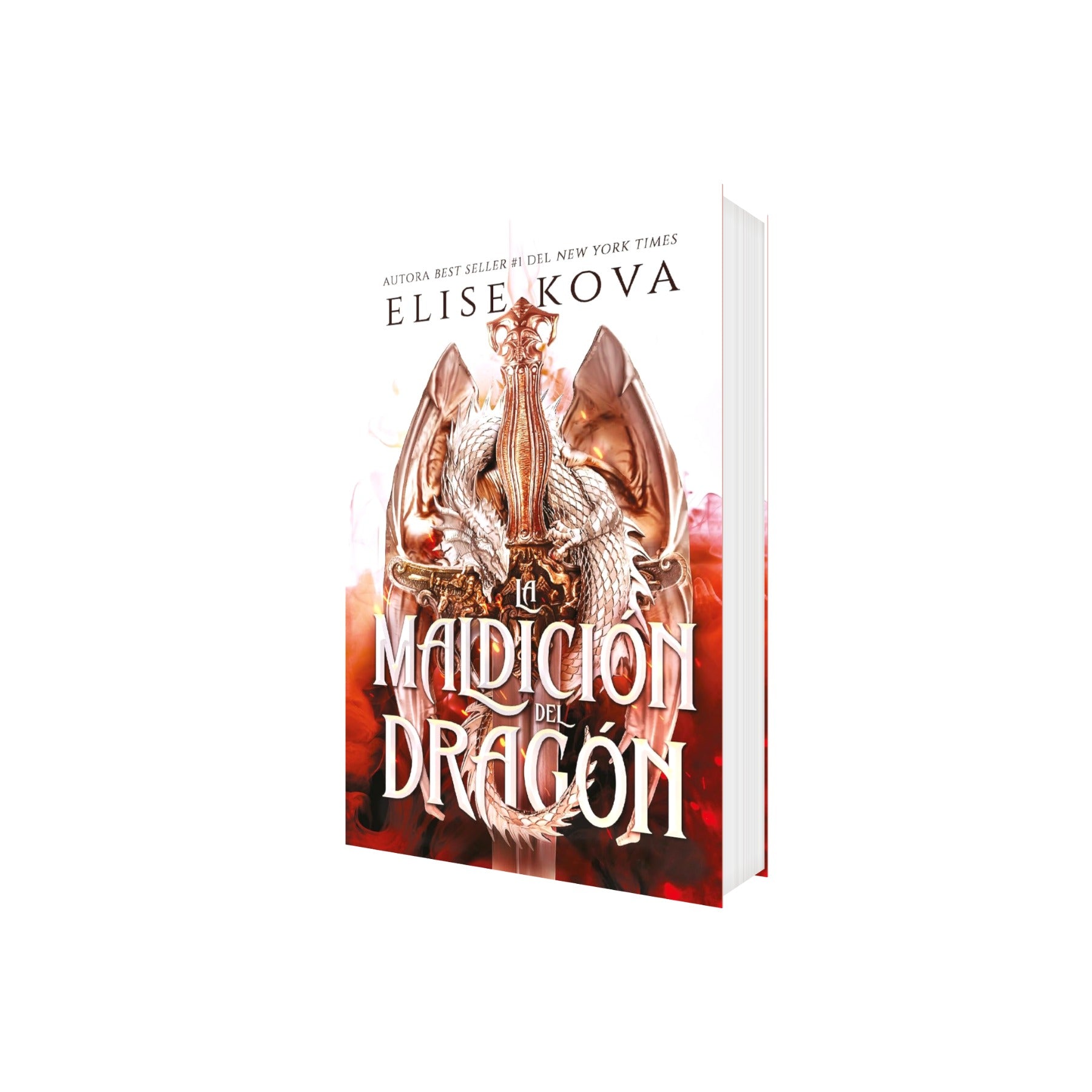 Portada de Libro La Maldición Del Dragón de Elise Kova [ En Español ] Original