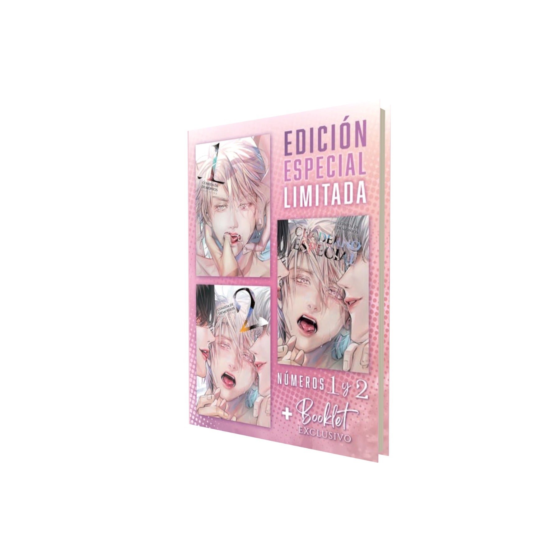 Portada de Pack Comida De Demonios Vol.1-2 + Booklet [ Edición Especial Limitada ] [ BL ] [ En Español ] Anji Seina